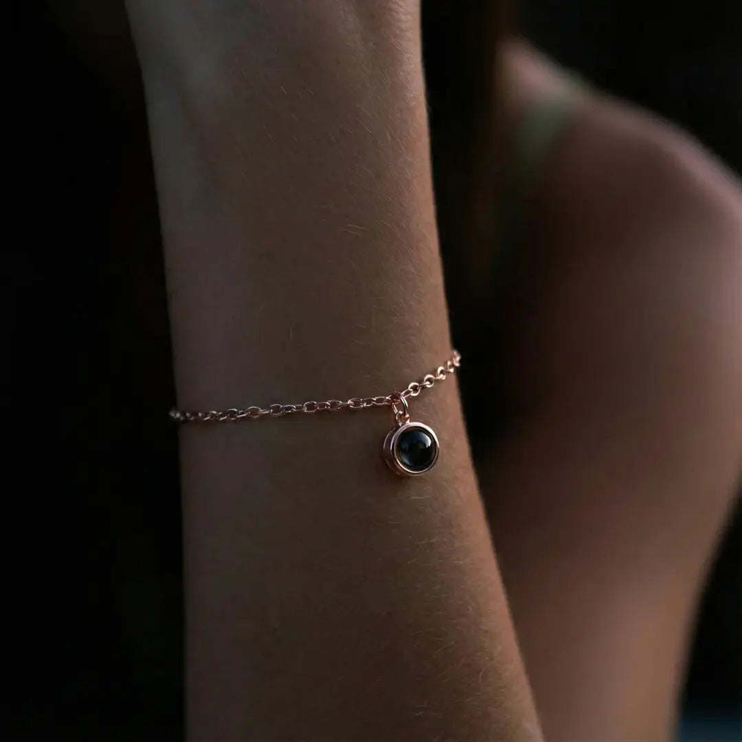 Bracelet Photo Personnalisé - Délicat