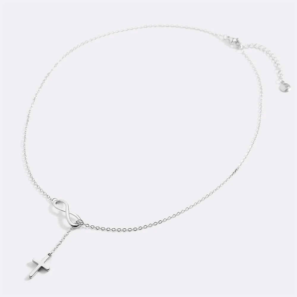 Collier Infini & Croix Sacrée
