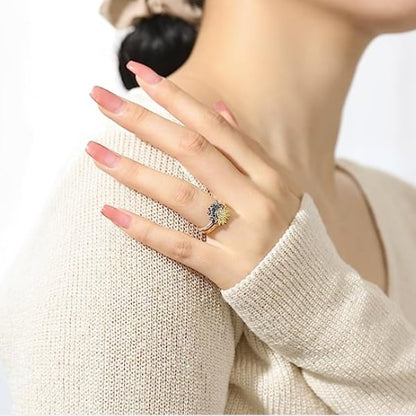 Bagues Duo Céleste - Soleil & Lune