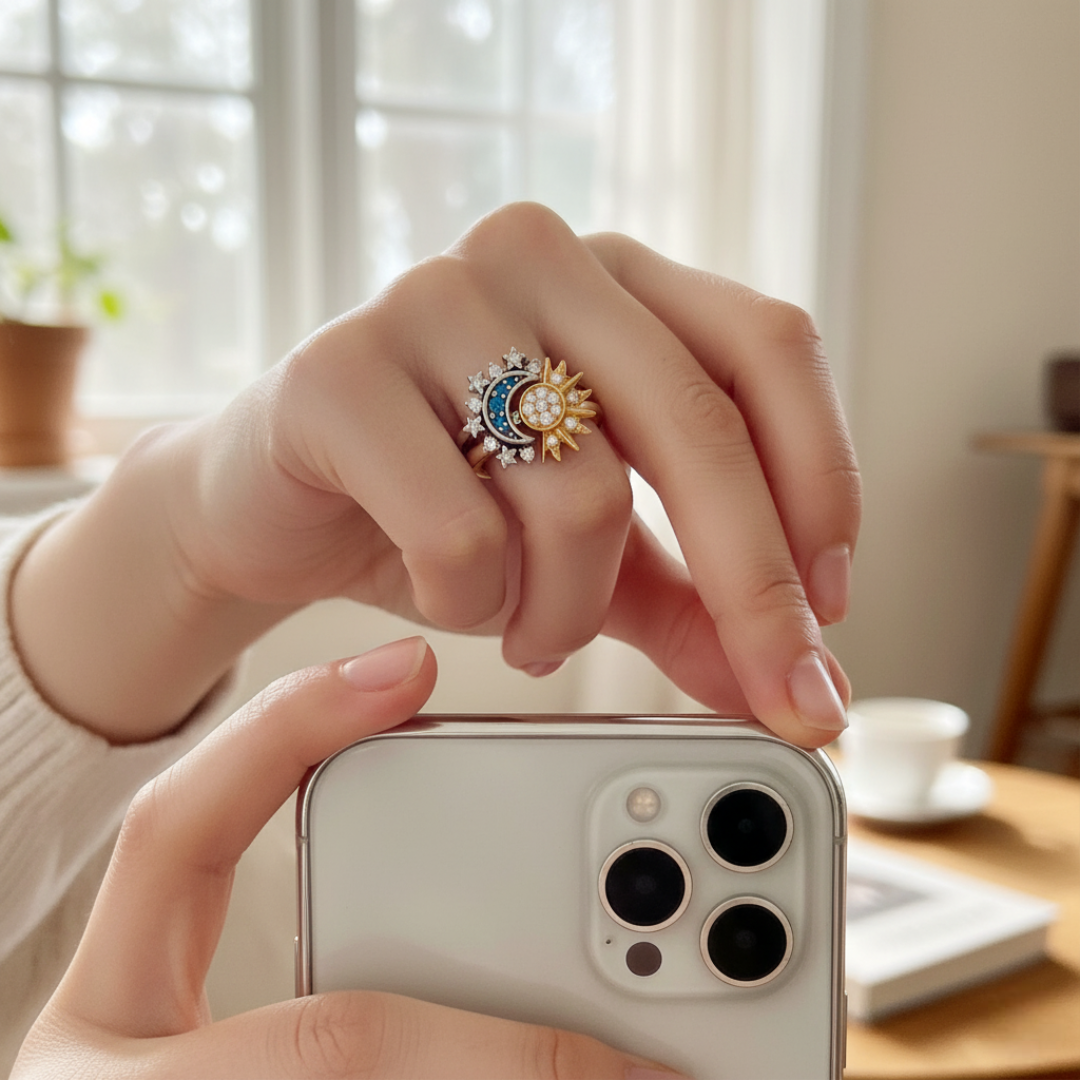 Bagues Duo Céleste - Soleil & Lune