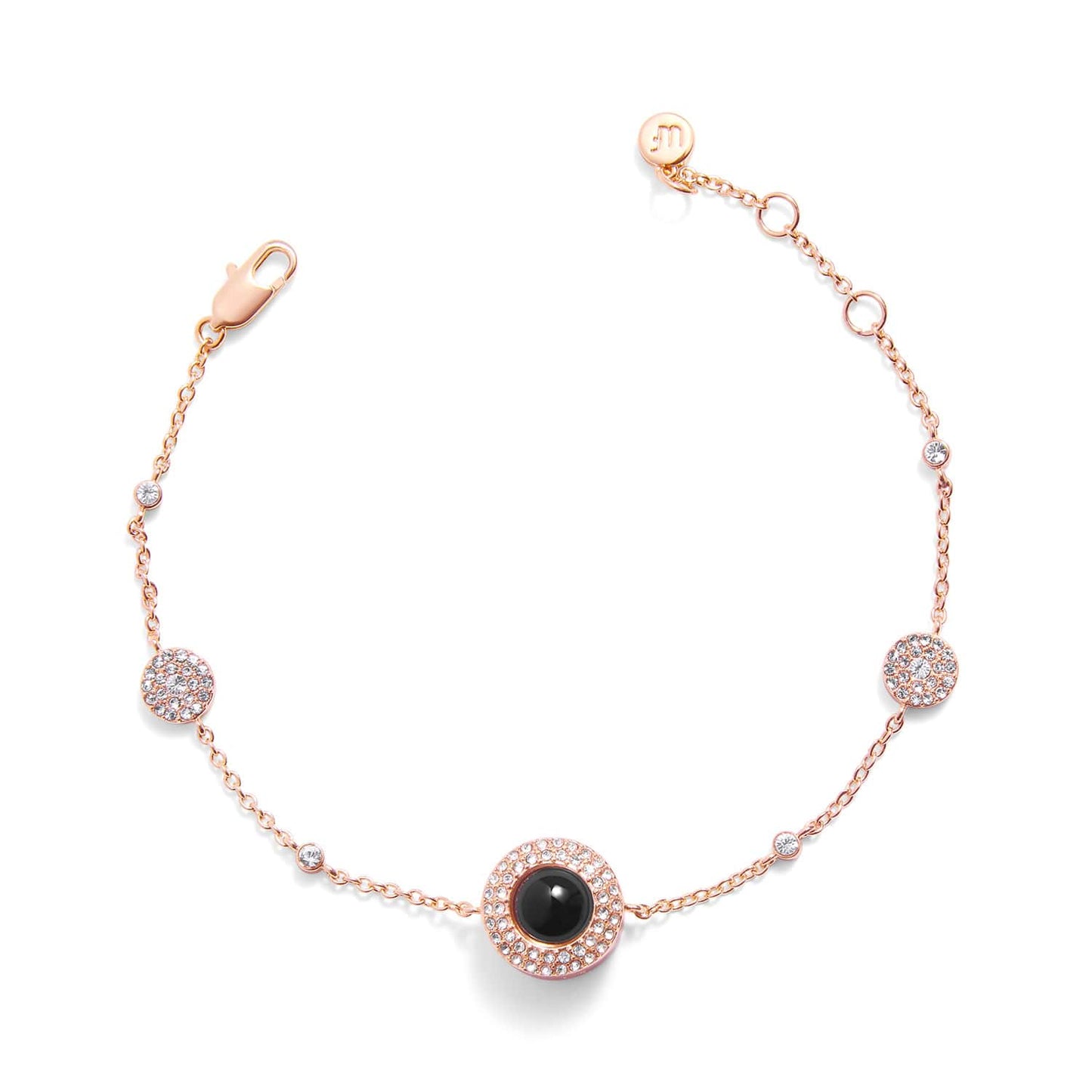 Bracelet Cercle Pavé - Photo Personnalisée