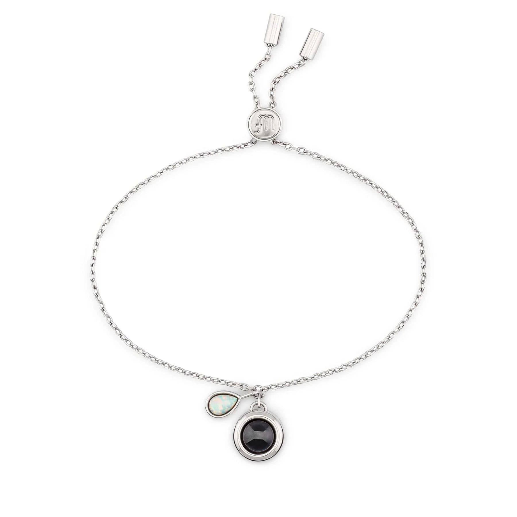 Bracelet Coulissant Pierre de Naissance & Photo