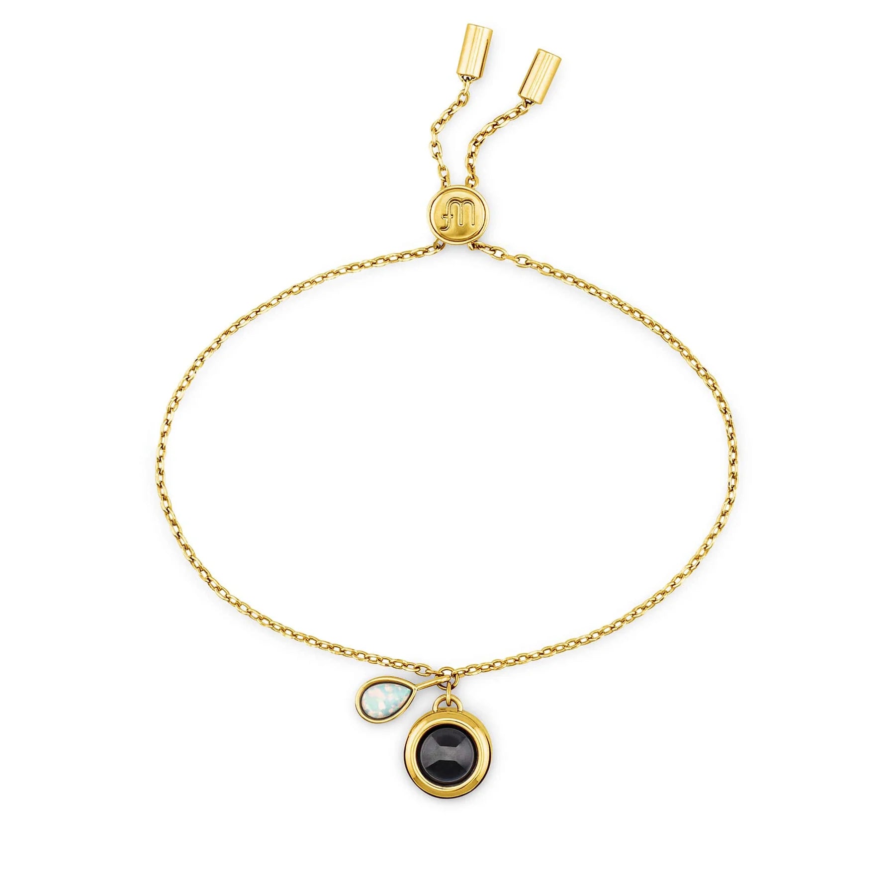 Bracelet Coulissant Pierre de Naissance & Photo