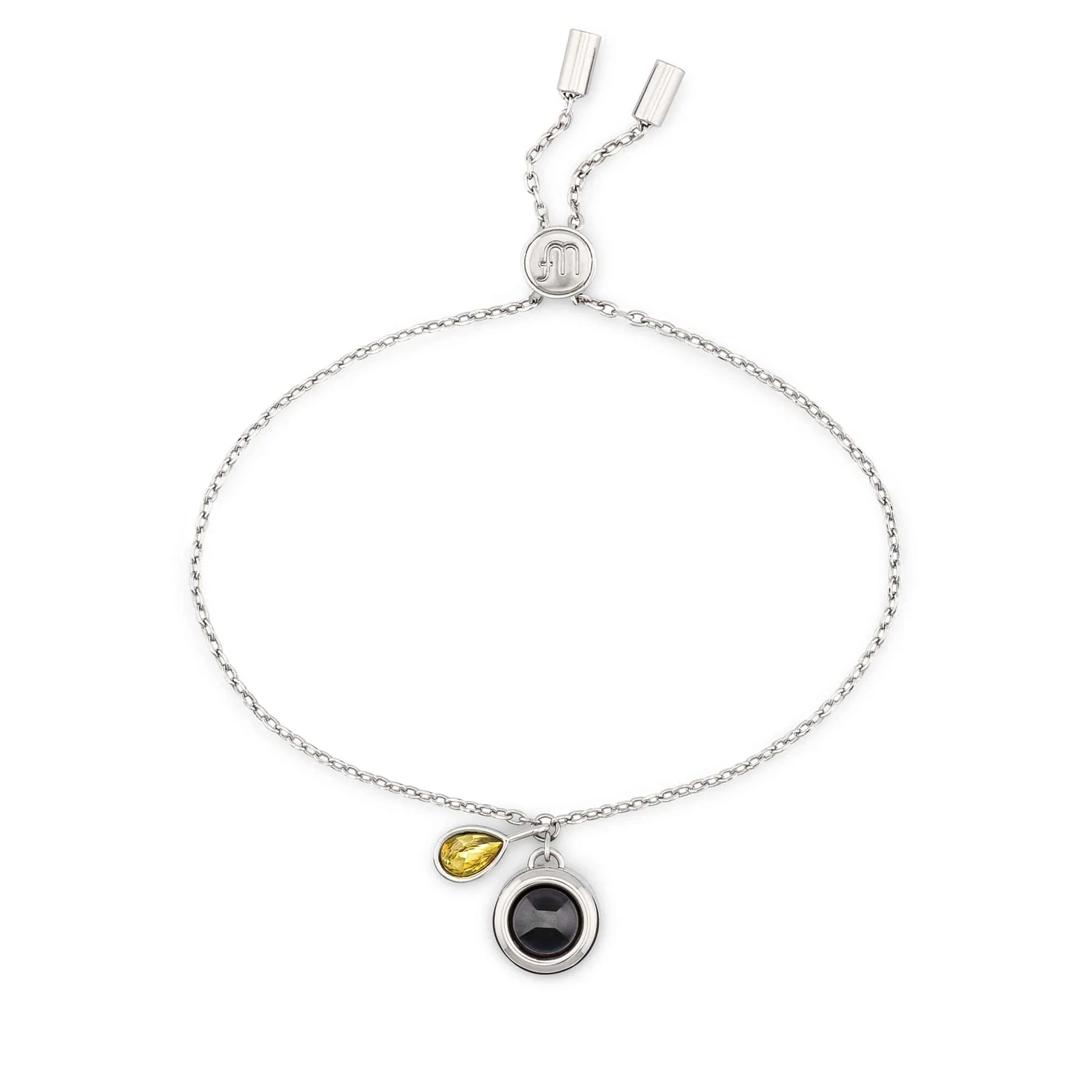 Bracelet Coulissant Pierre de Naissance & Photo