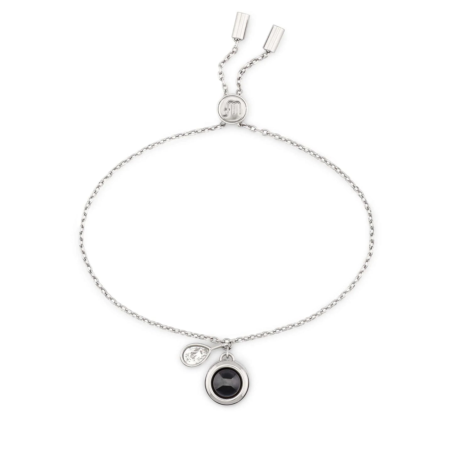 Bracelet Coulissant Pierre de Naissance & Photo