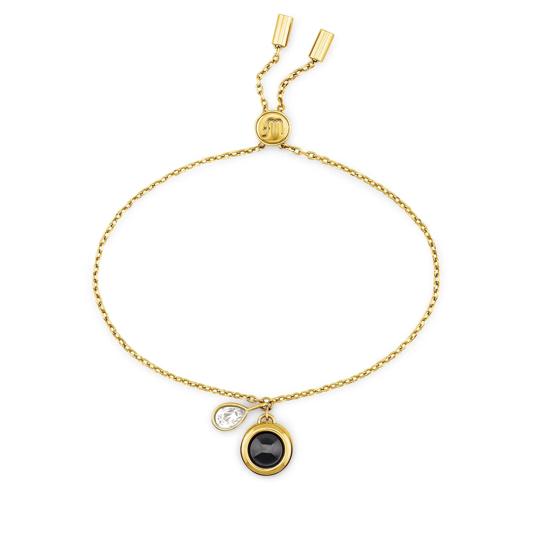 Bracelet Coulissant Pierre de Naissance & Photo