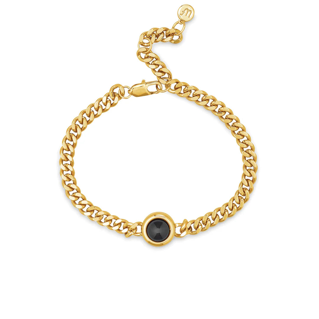 Bracelet Gourmette Photo Personnalisé