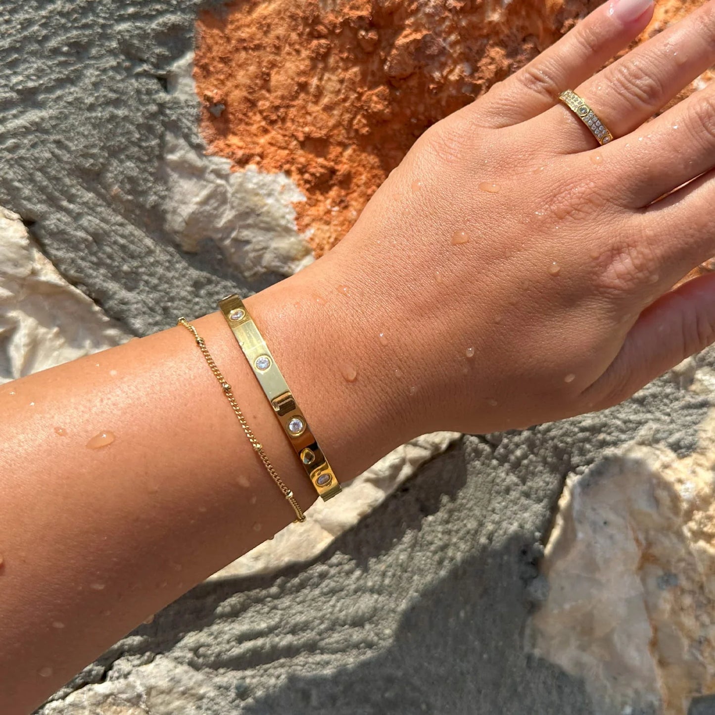 Bracelet Jonc Arianna - Pavé de Zirconium