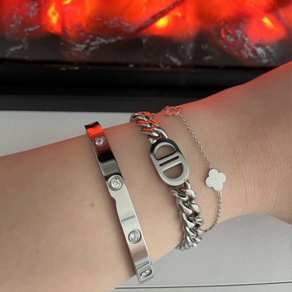 Bracelet Jonc Arianna - Pavé de Zirconium