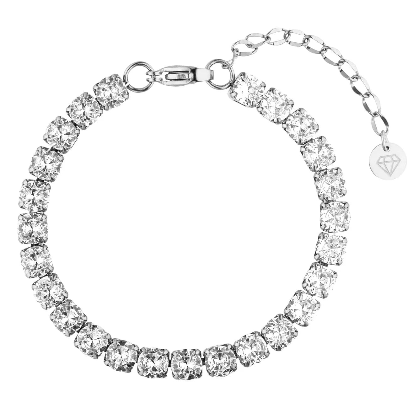 Bracelet Tennis – Plaqué Or 18K & Zircone