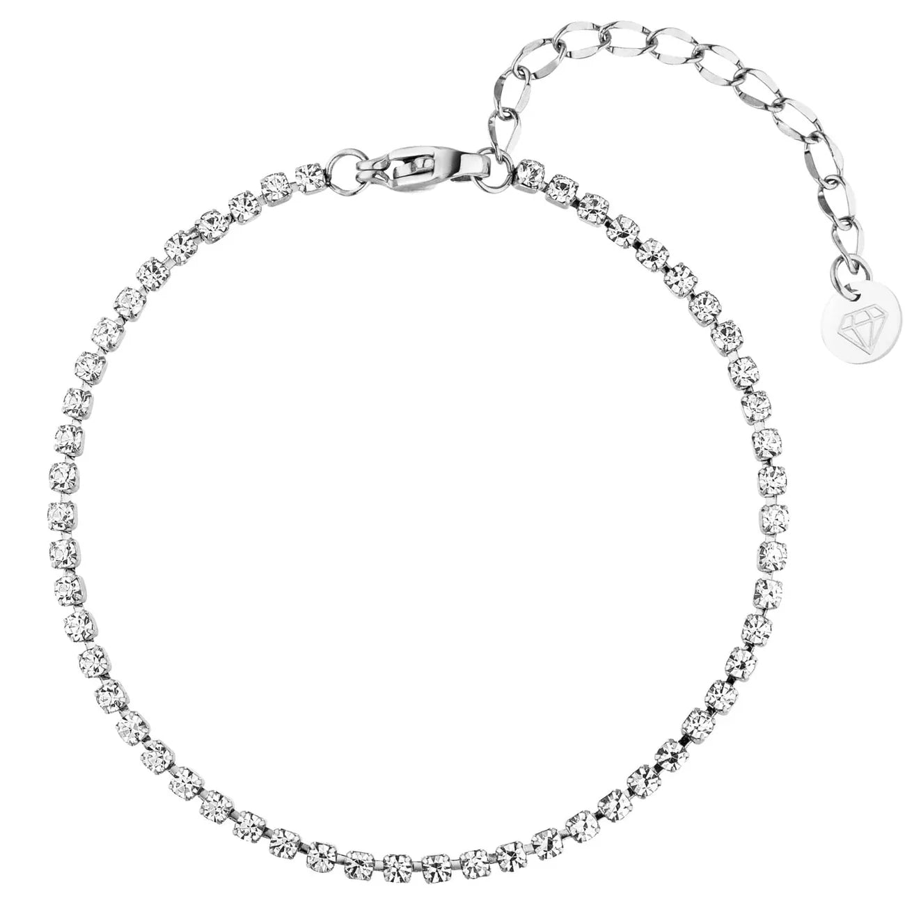 Bracelet Tennis – Plaqué Or 18K & Zircone