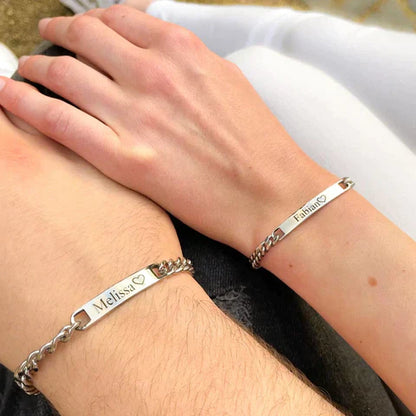 Bracelets Duo Amoureux Personnalisés