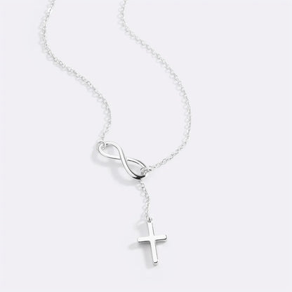 Collier Infini & Croix Sacrée