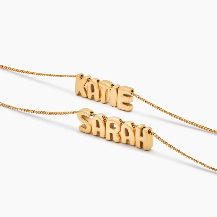 Collier Prénom Bulle Personnalisé