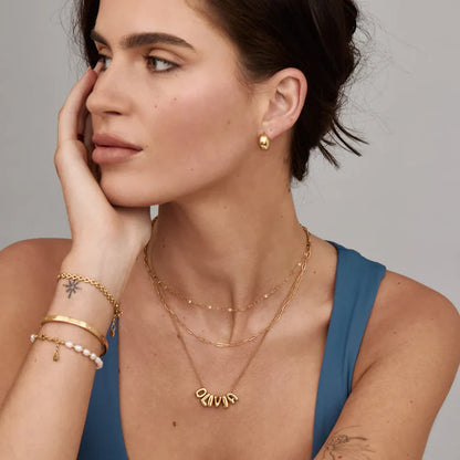 Collier Prénom Bulle Personnalisé