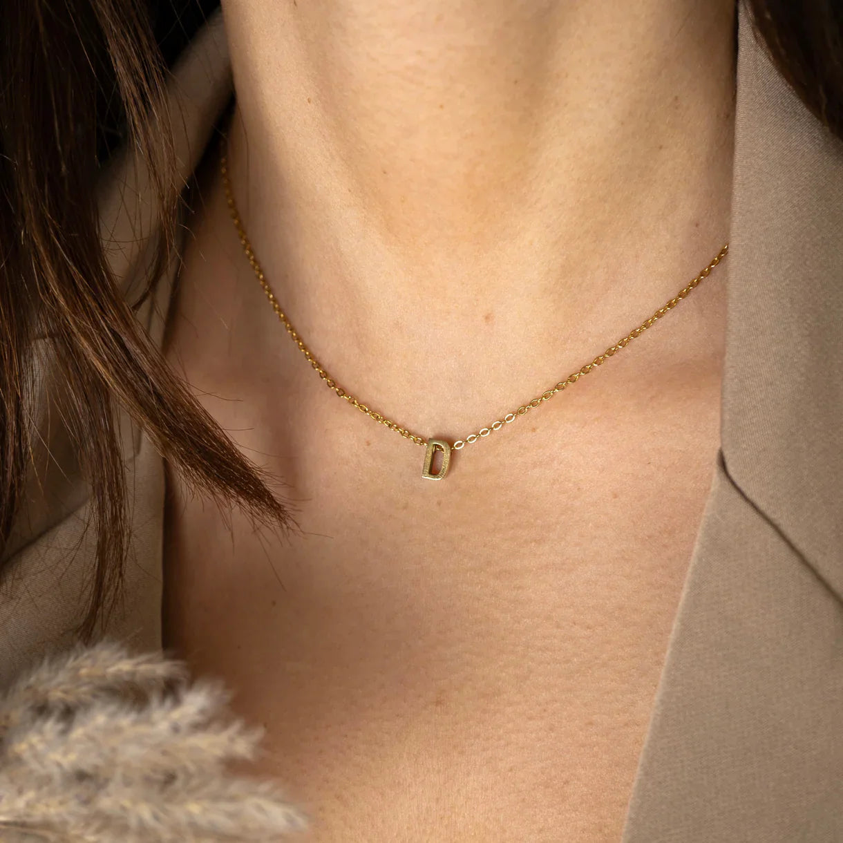 Collier Lettre Personnalisée – Format Mini