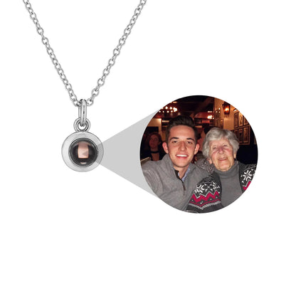 Collier Pendentif Cercle Photo