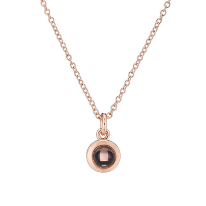 Collier Pendentif Cercle Photo