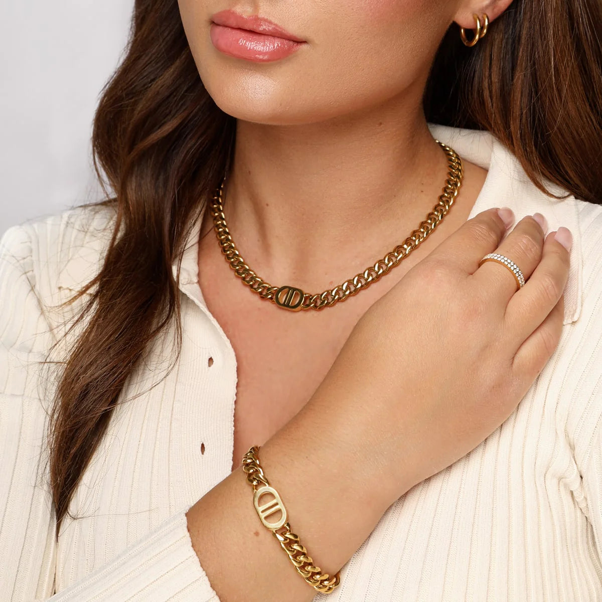 Collier Prestige - Maille Gourmette