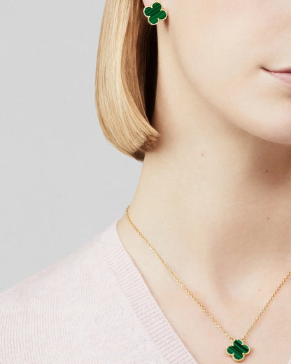 Collier Pendentif Trèfle Porte-Bonheur